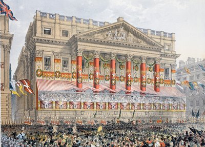 The Mansion House，1863年3月7日，来自Edward VII婚姻纪念馆和丹麦亚历山德拉，酒吧。 1864年 作者 英语学校