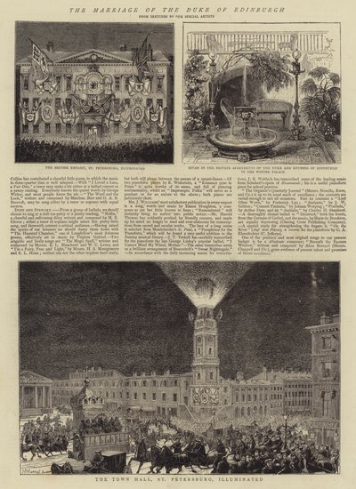 The Marriage of the Duke of Edinburgh (engraving) 作者 英语学校