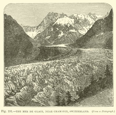 Mer de Glace，瑞士夏蒙尼附近 作者 英语学校