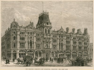 Mercers Companys新建筑物，Cheapside，伦敦 作者 英语学校