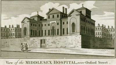 米德尔塞克斯医院，靠近牛津街 作者 英语学校