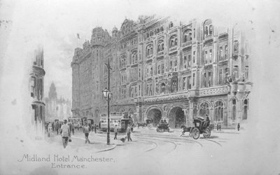 米德兰酒店，曼彻斯特，c.1910 作者 英语学校