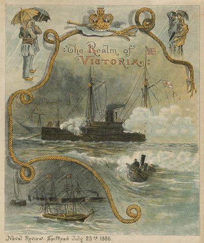海军评论，Spithead，1886年7月23日 作者 英语学校