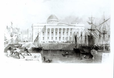 新海关大楼，利物浦，1830年 作者 英语学校
