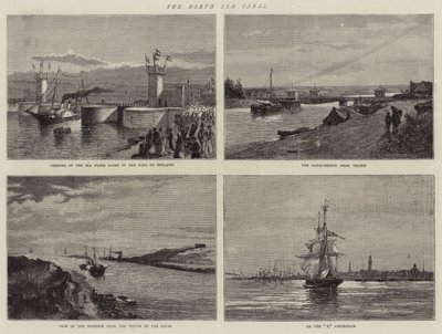 北海运河（雕版画 作者 英语学校