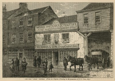 The Old Cock Tavern，Tothill Fields，伦敦 作者 英语学校