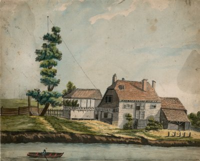 The Old Eeel Pie House，巴特西（wc在纸上） 作者 英语学校