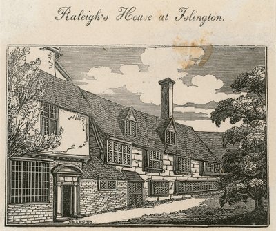 The Old Pied Bull（后方），Walter Raleigh爵士的房子 作者 英语学校