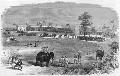 东印度铁路的开通：1855年的Burdwan火车站 作者 英语学校