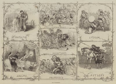 The Pantomimes (engraving) 作者 英语学校