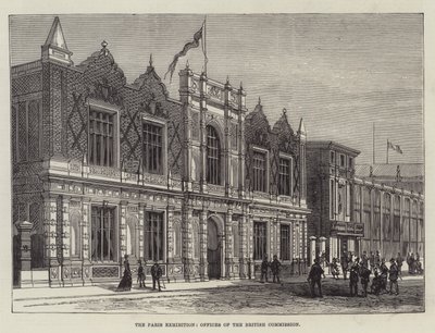 巴黎展览，英国委员会办公室（雕刻）。 作者 英语学校
