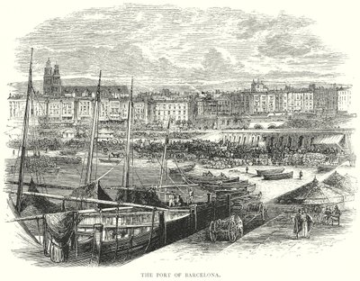 巴塞罗那港（雕刻） 作者 英语学校