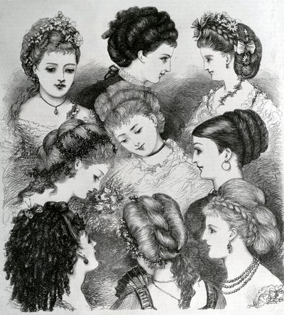 1870年的发型时尚 作者 英语学校