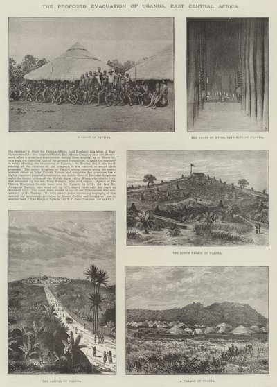 中非东部乌干达撤离计划（版画） 作者 英语学校