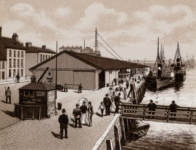 The Quay, Belfast (litho) 作者 英语学校