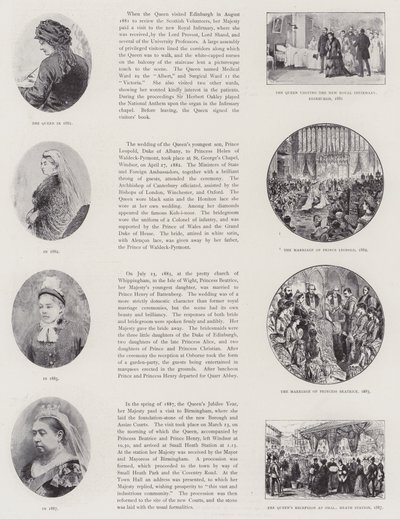 女王的光荣统治（石版画） 作者 英语学校
