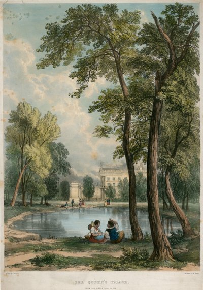 皇后宫，1836年从绿色公园出发 作者 英语学校