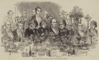 易卜拉欣·帕查的改革俱乐部宴会（版画） 作者 英语学校