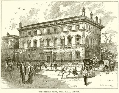 改革俱乐部，Pall Mall，伦敦 作者 英语学校