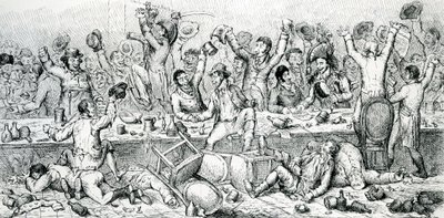 改革者晚餐，从讽刺作家采取的例证，1809年 作者 英语学校