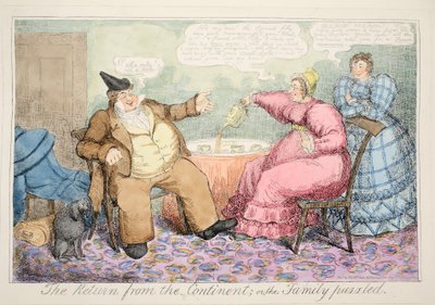 The Return from the Continent or the Family Puzzled, pub. 1835 作者 英语学校