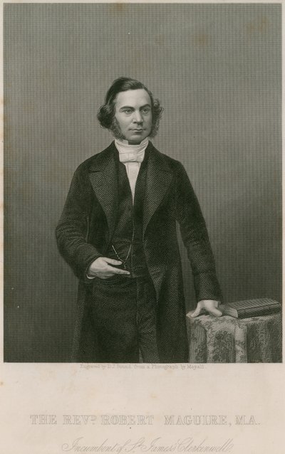 牧师Robert Maguire，St Jamess Clerkenwell 作者 英语学校
