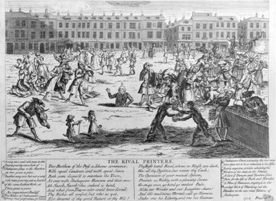竞争对手打印机，1734年 作者 英语学校