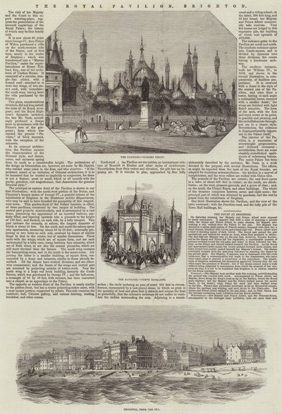 The Royal Pavilion, Brighton (engraving) 作者 英语学校