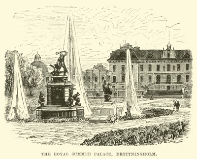 皇家颐和园，Drottningholm 作者 英语学校