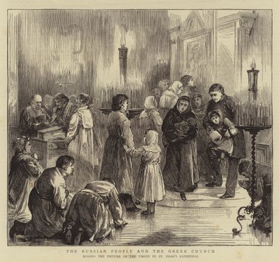 The Russian People and the Greek Church (engraving) 作者 英语学校
