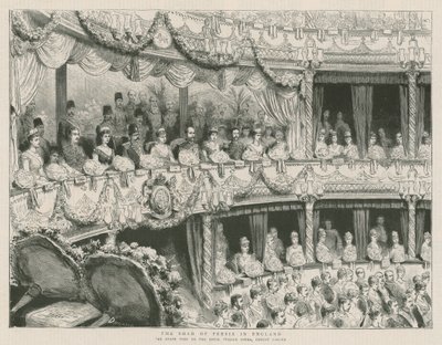 英国波斯王国;国家访问皇家意大利歌剧院，考文特花园 作者 英语学校
