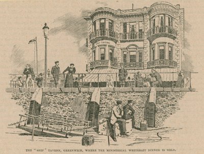 The Ship Tavern，举行部长银鱼晚宴 作者 英语学校