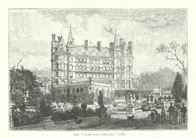 星星与吊袜带"，1886 年（雕刻） 作者 英语学校