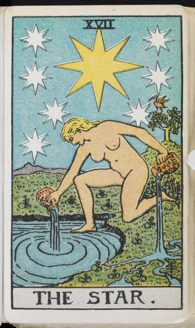 星星》，选自《塔罗牌的钥匙：占卜面纱下的秘密传统片段》。[附一套纸牌]