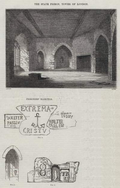 The State Prison, Tower of London (engraving) 作者 英语学校