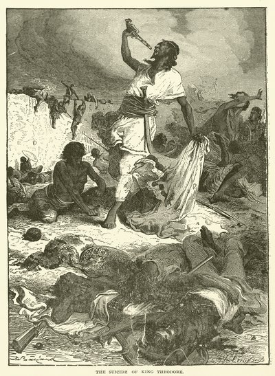 西奥多国王的自杀（版画 作者 英语学校