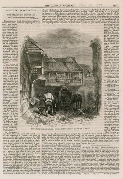 The Tabard Inn，Southwark 作者 英语学校