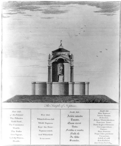 1768年，在萨尼特岛的金斯盖特海王星神庙 作者 英语学校