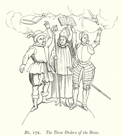 The Three Orders of the State (engraving) 作者 英语学校