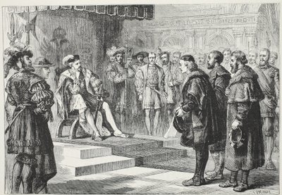 皇帝查尔斯之前的三位新教大使，詹姆斯·艾特肯·威利（James Aitken Wylie，1808-1890）的新教历史插图。 1878年 作者 英语学校