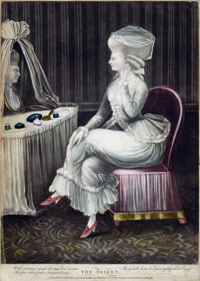 厕所，酒吧。作者：Robert Sayer和J. Bennett，1780年（mezzotint雕刻） 作者 英语学校