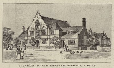 The Verdin Technical Schools and Gymnasium, Winsford (engraving) 作者 英语学校