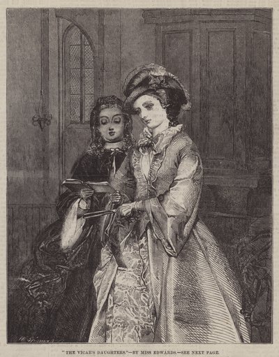 牧师的女儿（版画） 作者 英语学校