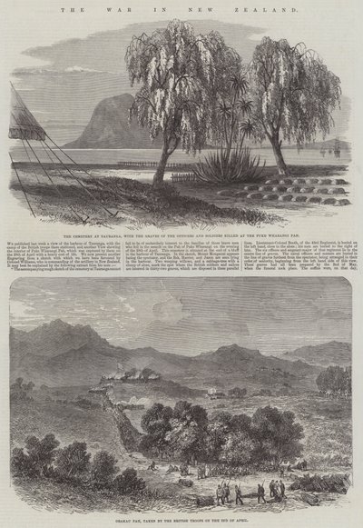 新西兰的战争（雕版画 作者 英语学校