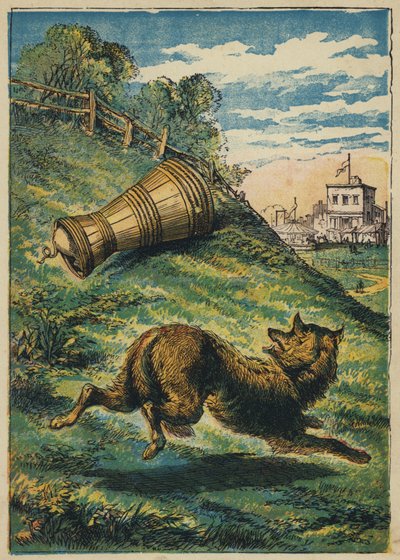 狼、猪和搅拌器》（彩色石版画） 作者 英语学校