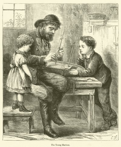 年轻的水手（雕刻） 作者 英语学校