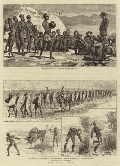 The Zulu War (engraving) 作者 英语学校