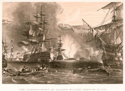 1816年埃克斯茅斯勋爵对阿尔及尔的轰炸 作者 英语学校