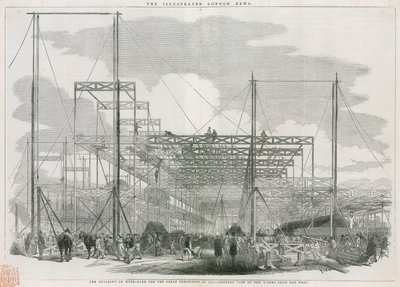 位于伦敦海德公园的建筑，用于1851年的大展 作者 英语学校