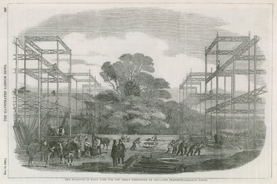 位于伦敦海德公园的建筑，用于1851年的大展 作者 英语学校